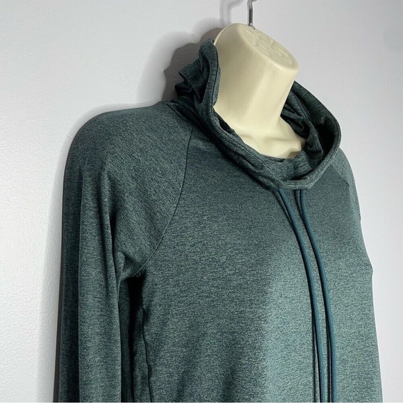 thleta Uptempo Elevate Hoodie Sweatshirt Dark Vista Teal Size: XS - Picture 7 of 9